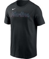 NIKE Men'S Jazz Chisholm Jr Black Miami Marlins Player Name Number