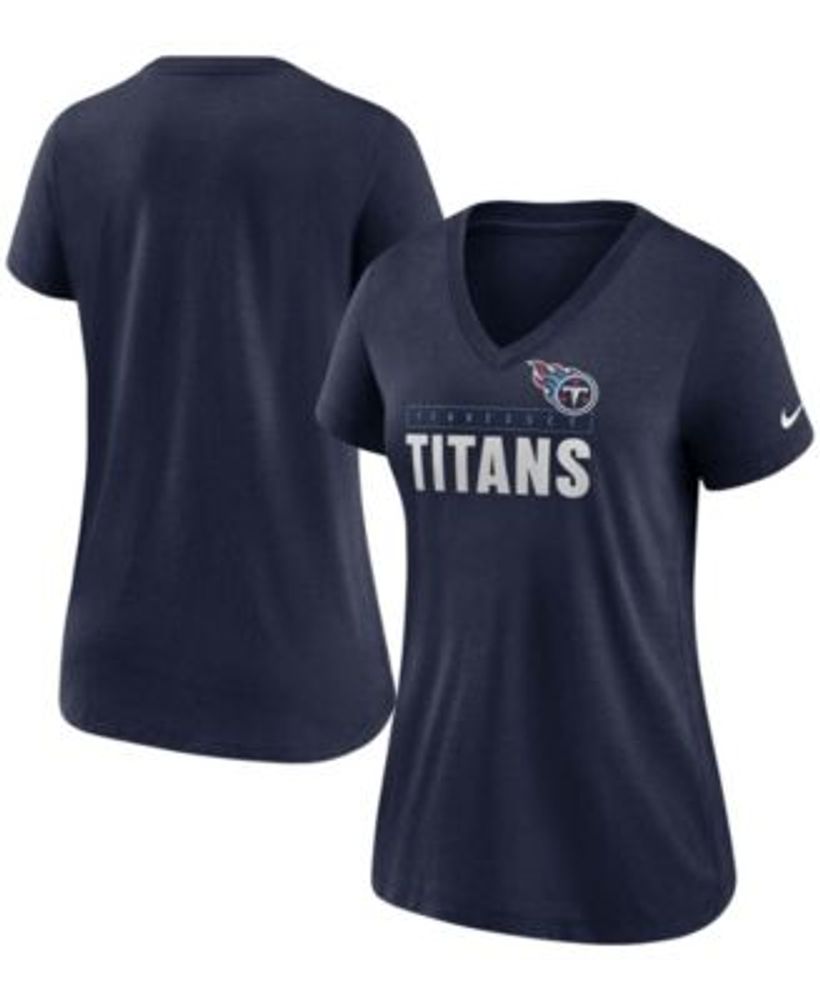 Nike Women's Derrick Henry Navy Tennessee Titans Player Name Number T-shirt