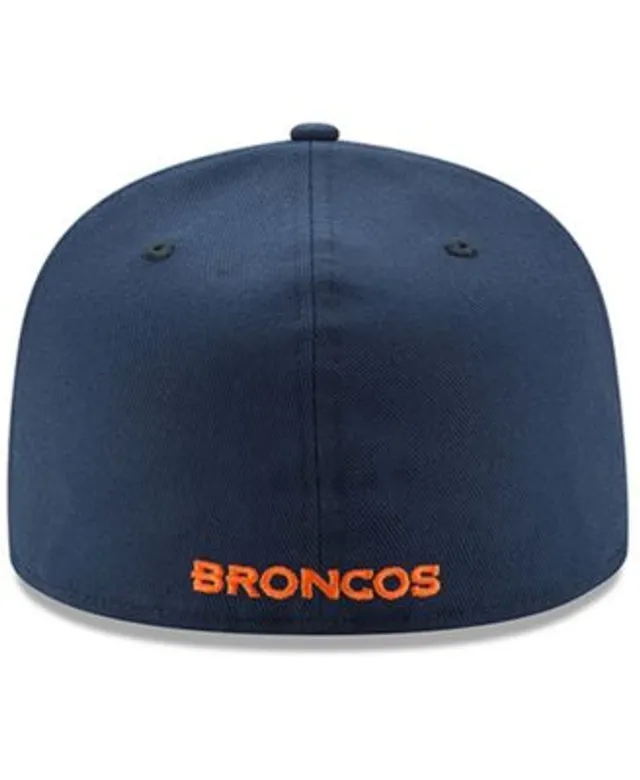 New Era Denver Broncos Navy Omaha 59FIFTY Fitted Hat