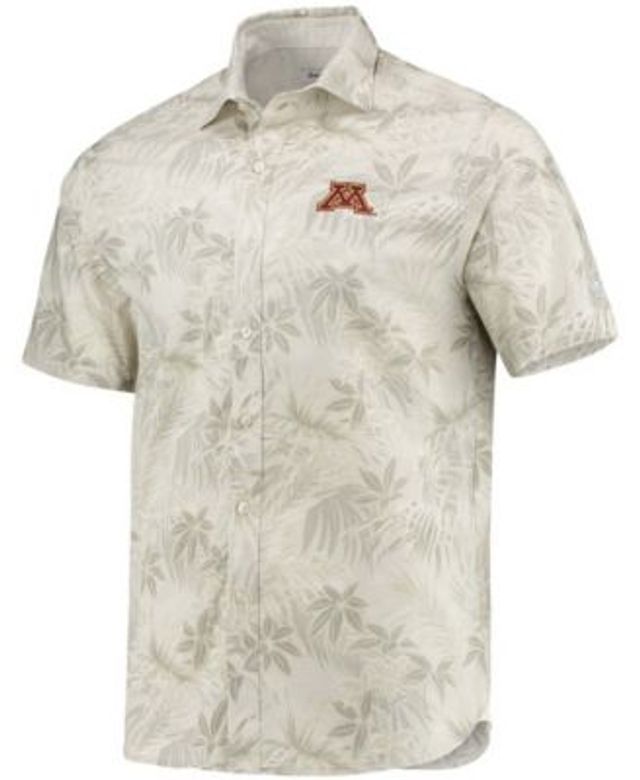 Men's Tommy Bahama Oatmeal Colorado Buffaloes Forest Fronds Button