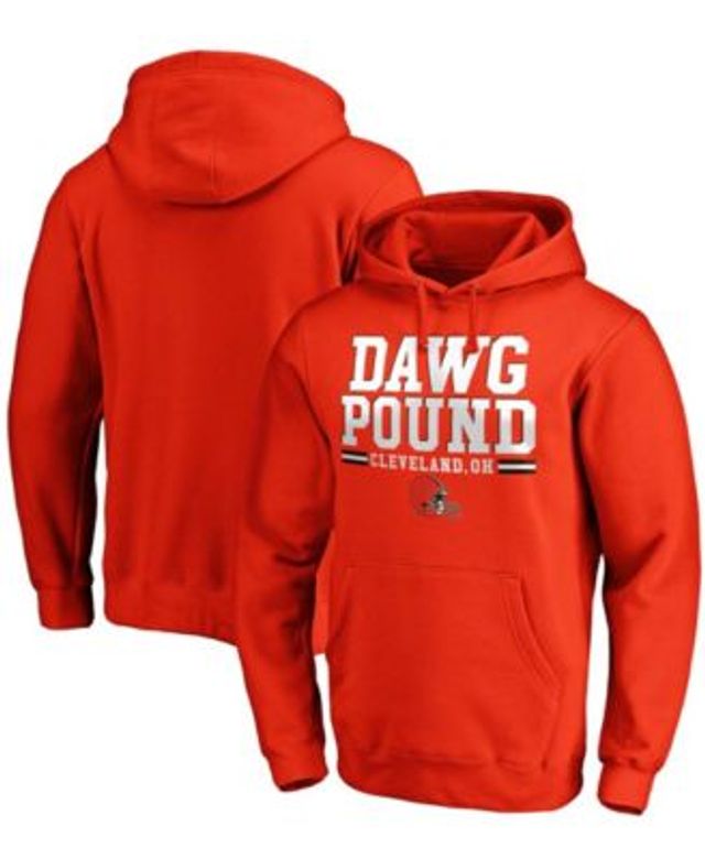 Fanatics Men's Orange Cleveland Browns Hometown Pullover Hoodie