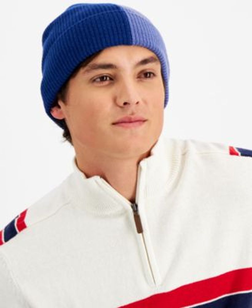 Men's Colorblocked Beanie, Created for Macy's