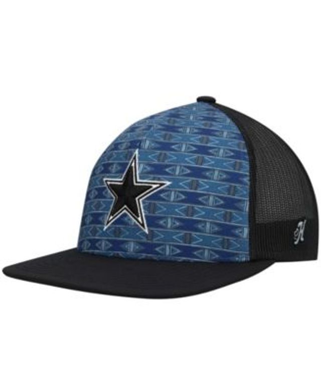 Hooey Men's Grey & Black Dallas Cowboys Star Patch Mesh-Back Ball Cap