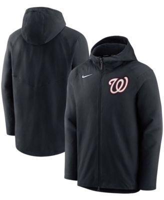 47 Heathered Gray/Red Washington Nationals Franklin Wooster Pullover Hoodie Heather Gray