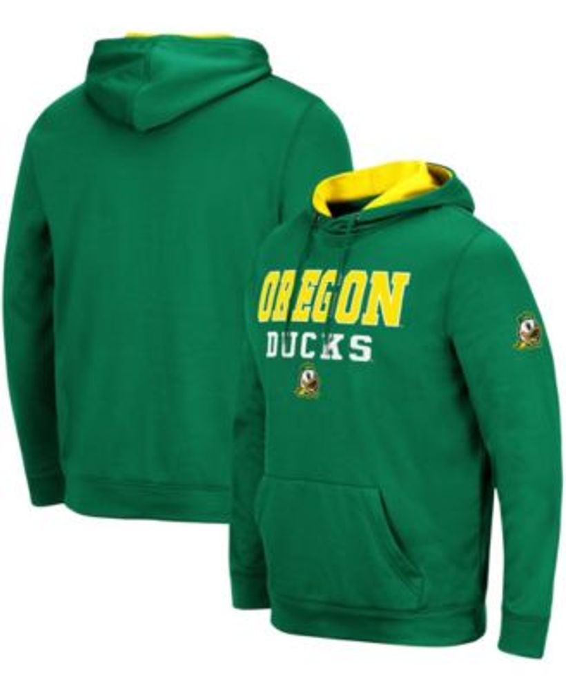 Colosseum Men's Kelly Green Oregon Ducks Sunrise Pullover Hoodie