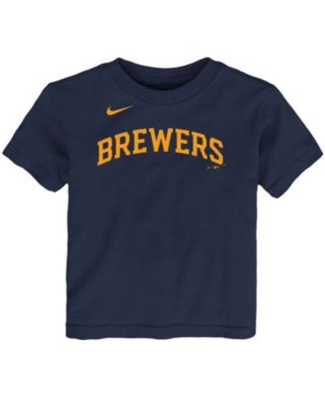 Toddler Nike Christian Yelich Cream Milwaukee Brewers Home Replica Player Jersey