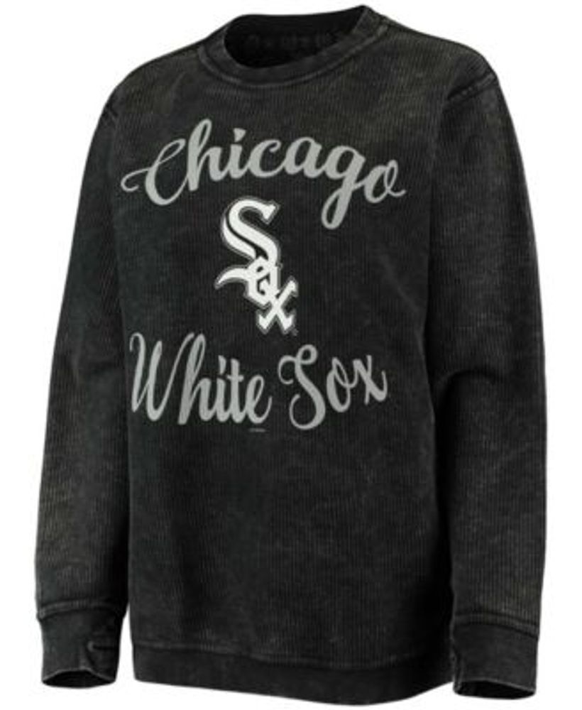 Pro Standard Women's Black Chicago White Sox Mash Up Pullover Sweatshirt