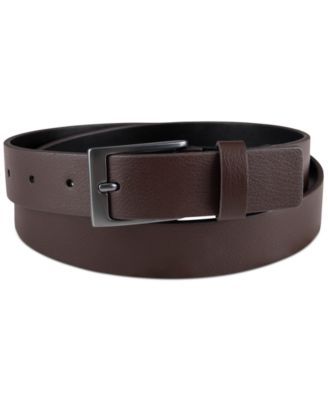 Men's Stretch Tab Faux-Leather Belt, Created for Macy's