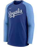 Nike Men's Royal Texas Rangers Authentic Collection Pregame Raglan