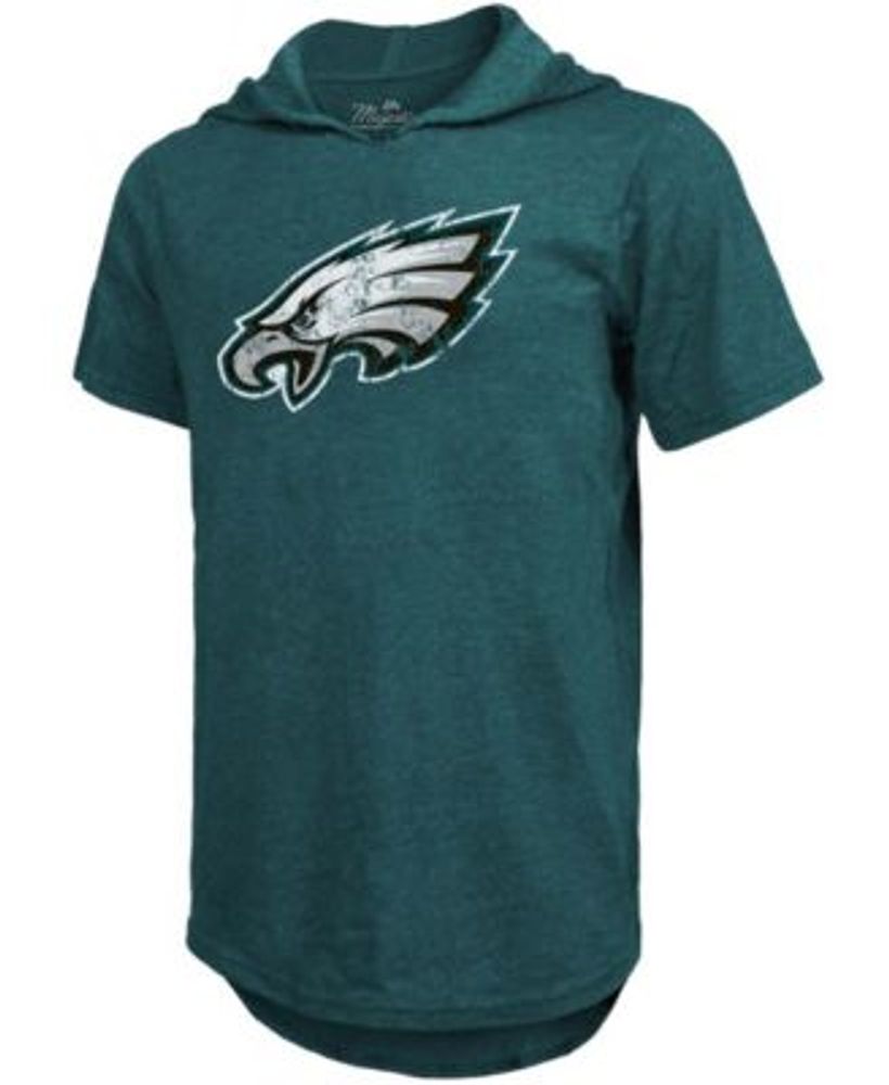 DeVonta Smith Philadelphia Eagles Men's Green Name & Number Logo T-Shirt 