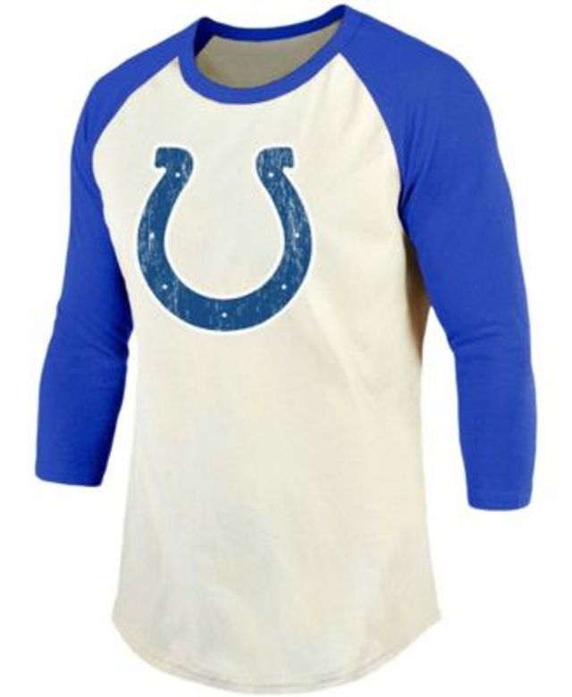 Men's New Era Cream Indianapolis Colts Sideline Chrome T-Shirt