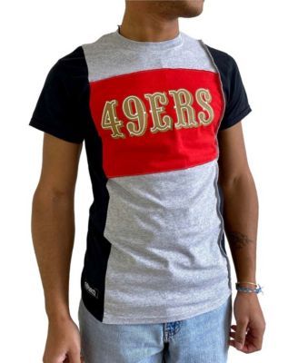 Fanatics Men's Scarlet San Francisco 49ers Textured Hashmark V-Neck T-Shirt