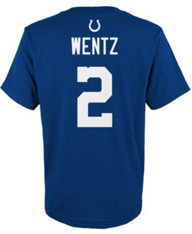 Outerstuff Youth Carson Wentz Burgundy Washington Commanders Mainliner  Player Name & Number T-Shirt