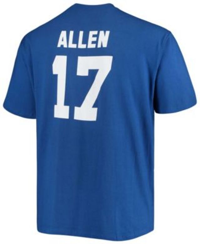 Josh Allen Buffalo Bills Player Icon Name & Number T-Shirt – Royal