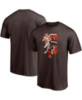 Fanatics Men's Baker Mayfield Brown Cleveland Browns Powerhouse Player  Graphic T-shirt