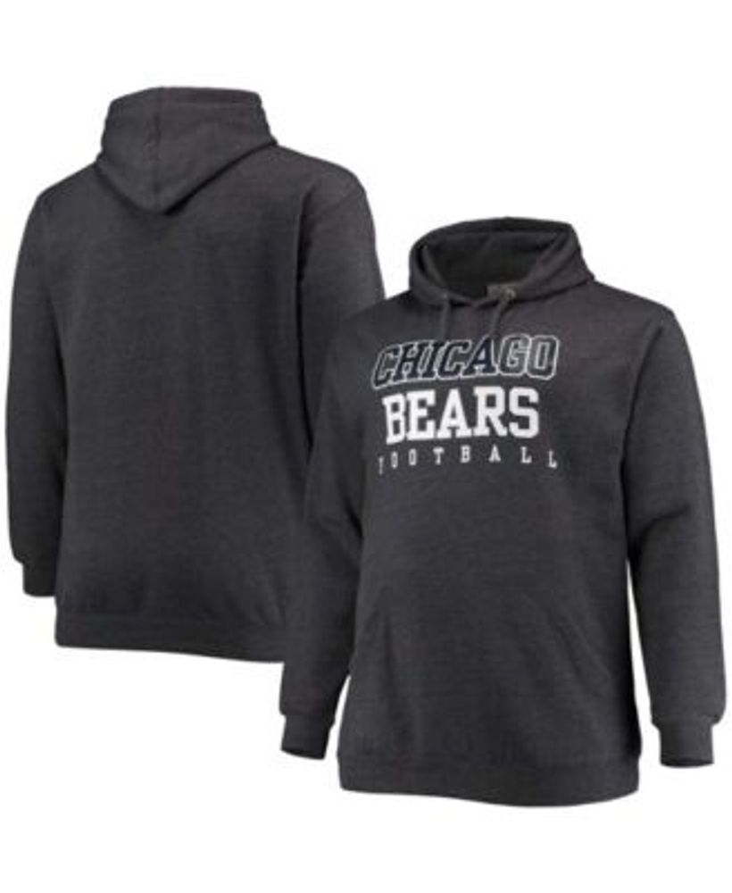 Men's Fanatics Branded Heather Charcoal Chicago Bears Big & Tall