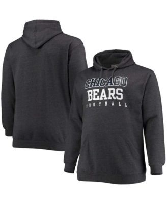 Men's New Era Navy Chicago Bears Big & Tall NFL Pullover Hoodie