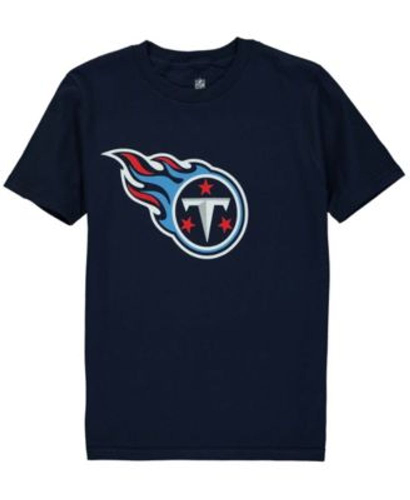 Youth Boys Navy Tennessee Titans Team Logo T-Shirt - Navy