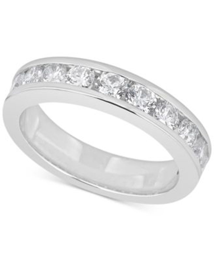 1.00 CT. T.W. 12-Stone Round Diamond Channel-Set Band Ring in 14K Gold  (H-I, I1) - Sam's Club