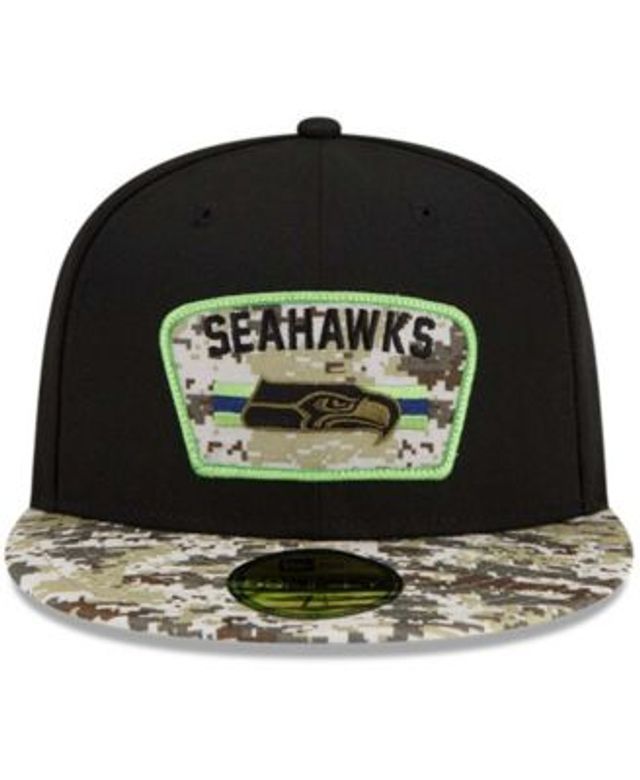 Minnesota Vikings New Era 2021 Salute To Service Trucker 9FORTY Snapback  Adjustable Hat - Black/Camo