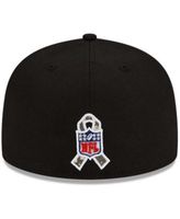 Houston Texans New Era Black on Black Low Profile 59FIFTY II Fitted Hat -  Black