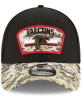 New Era Men's Black-Camouflage Atlanta Falcons 2021 Salute To Service  39THIRTY Flex Hat