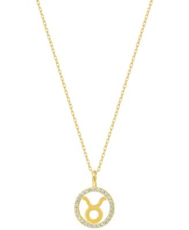 Giani Bernini Crystal Panda 18 Pendant Necklace in 14k Gold-Plated  Sterling Silver, Created for Macy's - Macy's