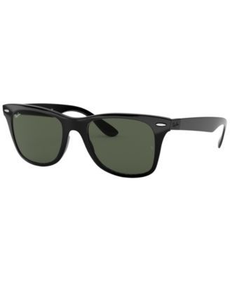 Men's Low Bridge Fit Sunglasses, RB4195F WAYFARER LITEFORCE 52