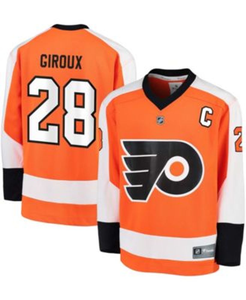 Youth Carter Hart Orange Philadelphia Flyers Home Replica Player Jersey