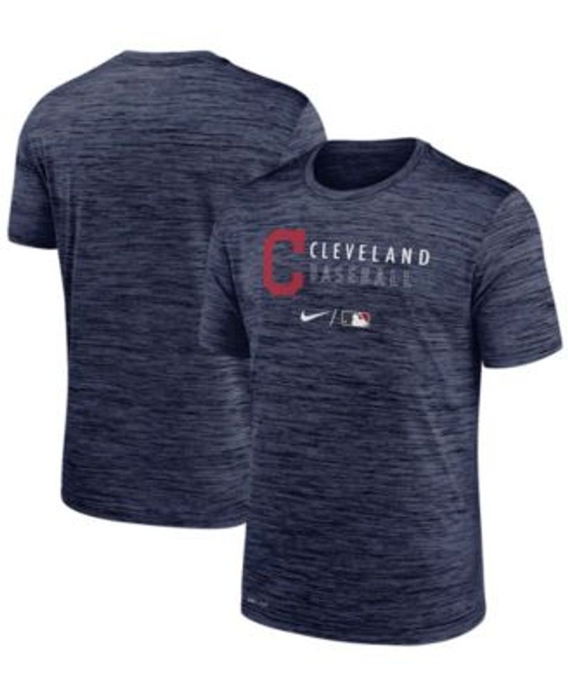 Nike Women's Cleveland Indians Tri-Blend 3/4-Sleeve T-Shirt