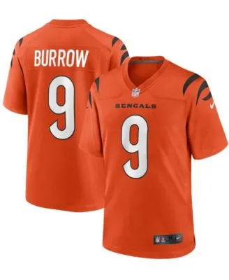 Joe Burrow Cincinnati Bengals Alternate Game Jersey - Orange