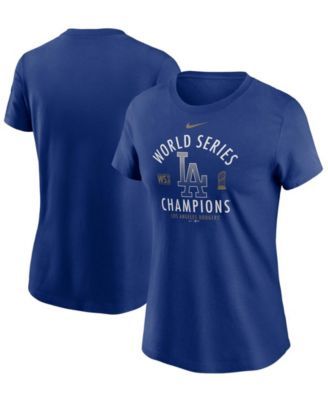 Los Angeles Dodgers 2020 World Series Champions Nike Blue T-Shirt Youth  MEDIUM