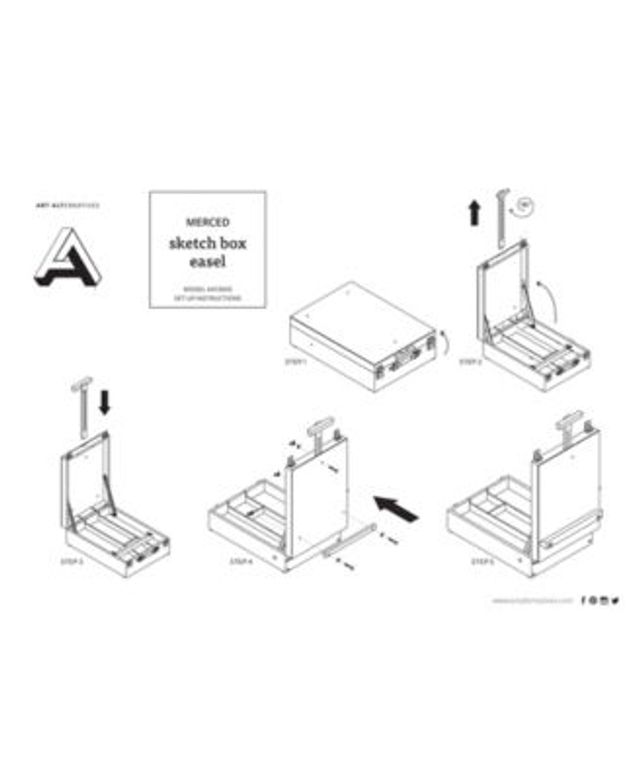 Merced Table Sketch Box Easel