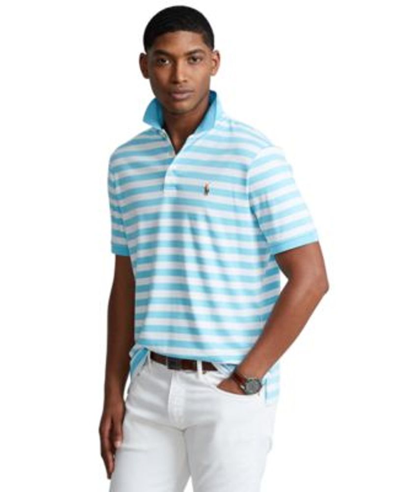 Polo Ralph Lauren Men's Classic Fit Soft Cotton Striped Polo Shirt |  Connecticut Post Mall