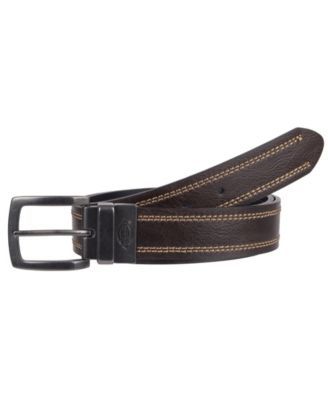 Men's Reversible Casual Belt with Contrast Stitching