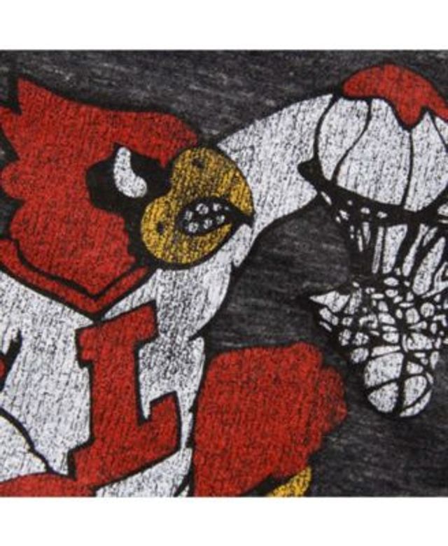 Louisville Cardinals Artwork: Women's Tri-Blend Varsity V-neck T-Shirt