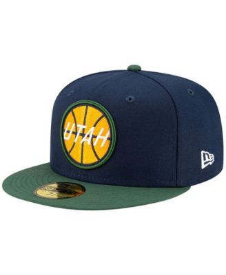 Men's New Era Cream/Black Utah Jazz 2022 NBA Draft 59FIFTY Fitted Hat
