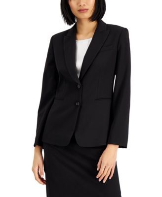 Notched Two-Button Blazer