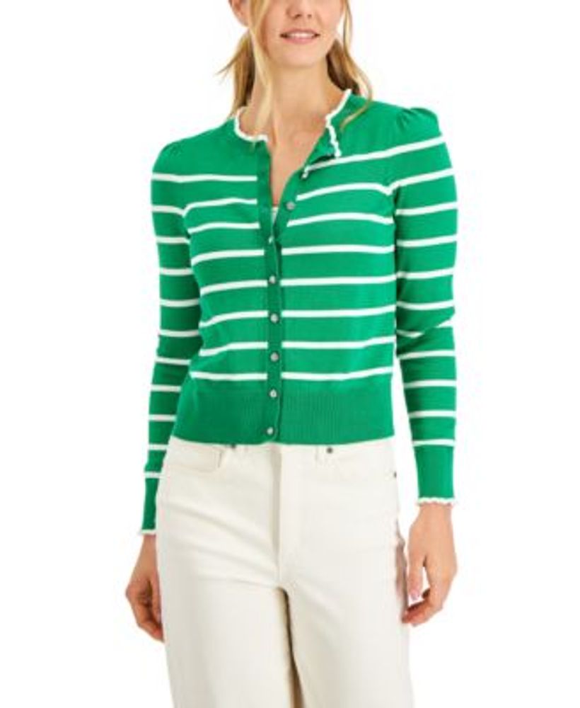 Women's Striped Cardigan, Created for Macy's