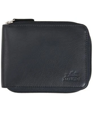 Men's Monterrey Collection Zippered Bifold Wallet with Removable Pass Case