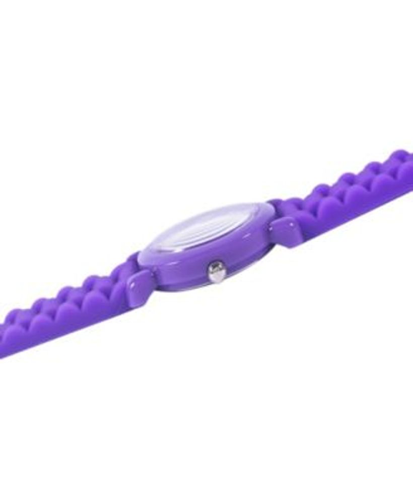 Girl's Disney Raya and the Last Dragon Purple Silicone Strap Watch, 32mm
