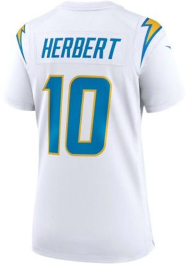 Nike Women's Justin Herbert Gold Los Angeles Chargers Inverted Legend Jersey