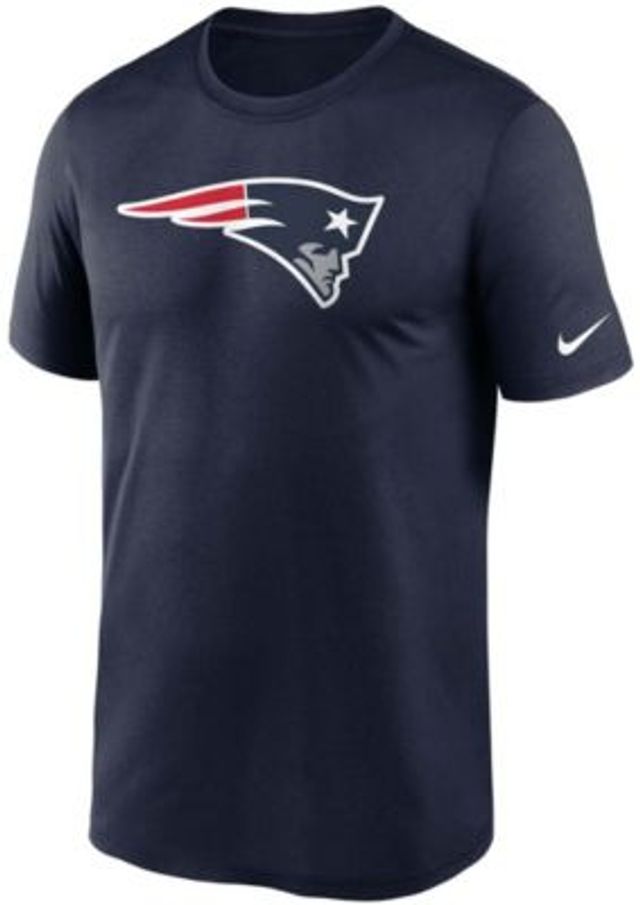 Men's Nike Navy New England Patriots Logo Essential Legend Performance T-Shirt Size: Small