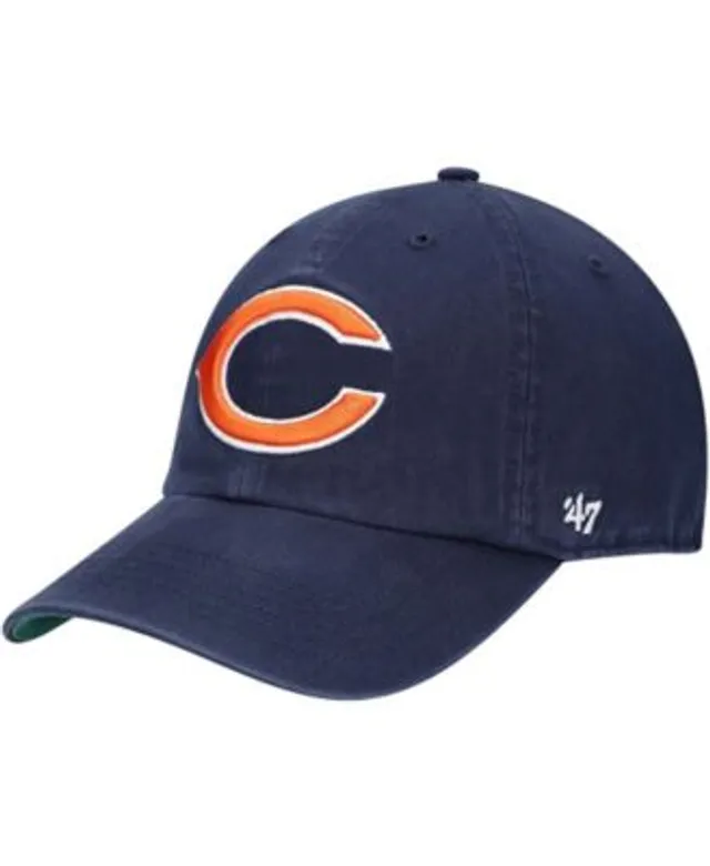 Men's '47 Navy Chicago Bears Pixelation Trophy Flex Hat Size: Medium/Large