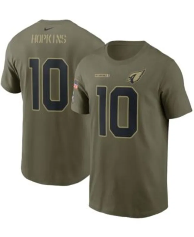 Nike Men's DeAndre Hopkins Black Arizona Cardinals Name and Number T-Shirt - Black