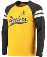 New Era Men's Gold, Black Pittsburgh Steelers Big and Tall League