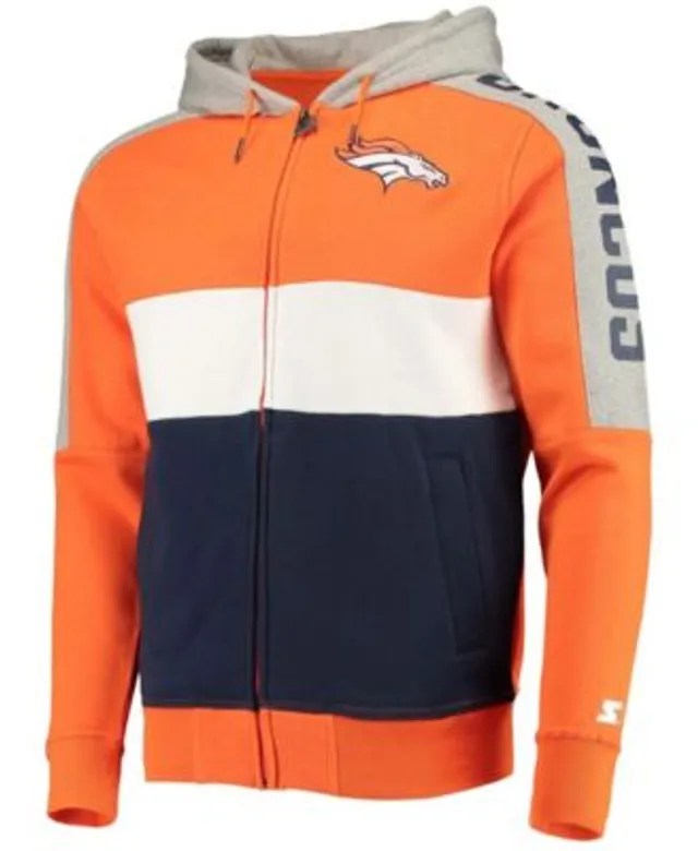 Denver Broncos Nike Youth Performance Pullover Hoodie - Orange/Navy