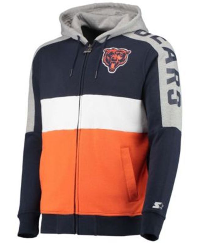 Nike Navy Chicago Bears Performance Sideline Lockup Full-Zip Hoodie