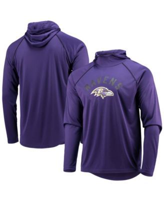 Men's Nike Black Baltimore Ravens Sideline Pop Performance Pullover Long Sleeve Hoodie T-Shirt Size: Small