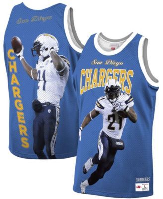 LaDainian Tomlinson Los Angeles Chargers Mitchell & Ness 2002 Split Legacy  Replica Jersey - Powder Blue/Gold